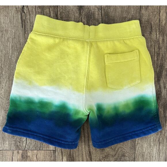Polo Ralph Lauren Little Boy 2T Tie-Dye Drawstring Shorts Yellow Green Blue - Picture 6 of 6
